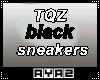 A / Black Sneakers