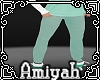 Mint Kitty K Jeans