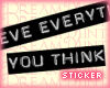 Think Sticker