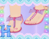MEW pastel kid bow shoes