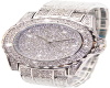 Silver Diamond Watch