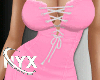 ! SEXY PINK DENIM  DRESS