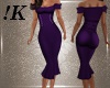 !K! Purple Corset Dress