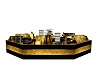 blk & gold gift table