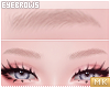 é. eyebrows. blond
