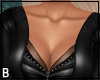 Black Leather Club Top