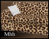 M' Couch leopard/white