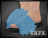 -X K- Bath Slippers Blue