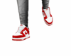 DUNKS RED WHITE, 24