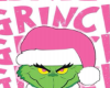 GIRL PINK GRINCH CUTOUT