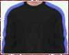 Kawaii Black/Blue Top