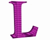  'lou' letter L purple