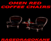 OMEN RED COFFEE CHAIRS