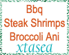 Bbq Steak n Shrimps Ani