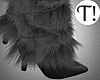 T! Long Fur Boots Grey