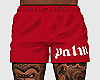 Palm Red Shorts