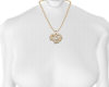 "D" Heart Necklace