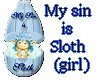 My sin is Sloth (girl)