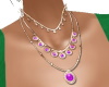 lilac pearl necklace