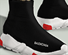 Balenci Trainers Blk Red