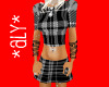 *Aly* Black Plaid Outfit