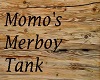 Sign for Momo's tank