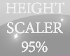 95% height scaler m/f