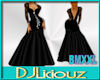 DJL-Tiara Gown Black xxl