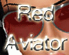 Bebe Red Aviator Glasses
