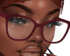 S. Glasses / Burgundy