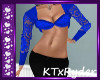 {KT} Blue Lace Crop