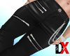 Black Pants with Zippers