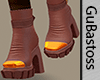 Botas Couro Marrom Fall