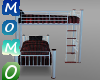 red bunk beds
