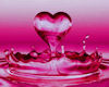 pink water heart