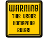 Warning - homepage rules