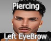 EyebrowPiercedSilverLeft