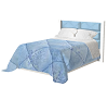 Kids bed 40% Blue Whate