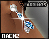 [R] Blue Diamond Earring