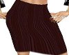 burgandy pinstripe skirt
