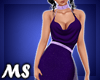 MS Sparkles Gown Purple