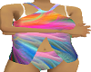 swimsuit rainbow