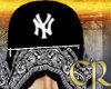 NY Hat Black Flag