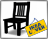 loft ikea black chair