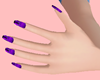 !    PURPLE  NAILS