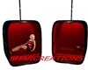 RedBlk Hanging Chairs