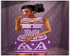 [BM] purple aztec dress