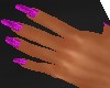 Nails - Purple Polish