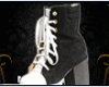 Black White Boots