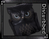 ! Leather Owl Bl Eyes